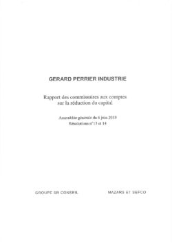 rapport des cac à l'assemblée générale extraordinaire